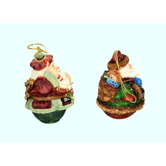 Santas Through The Decades 1930 & 1950 Vtg Box Collectible Christmas Figurines - Picture 4 of 12